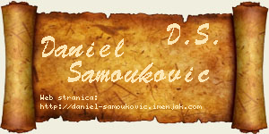 Daniel Samouković vizit kartica